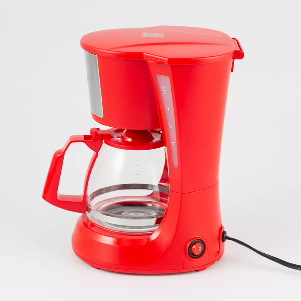 Cafetera Holstein Rojo 5 Tz 550 W Plastico Hh-0914701R
