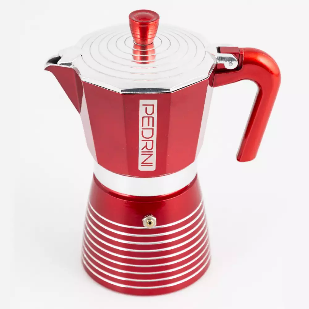 Cafetera Italiana Pedrini 6 Tz Infinity Aluminio P9016