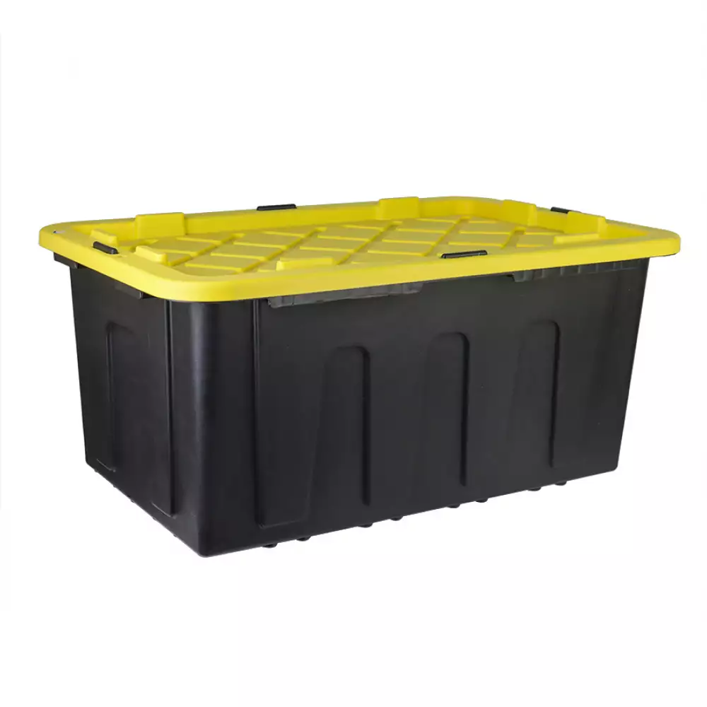 Caja Heavy Duty 77X51X36Cm Negro 100 Lt Plastico Tg59