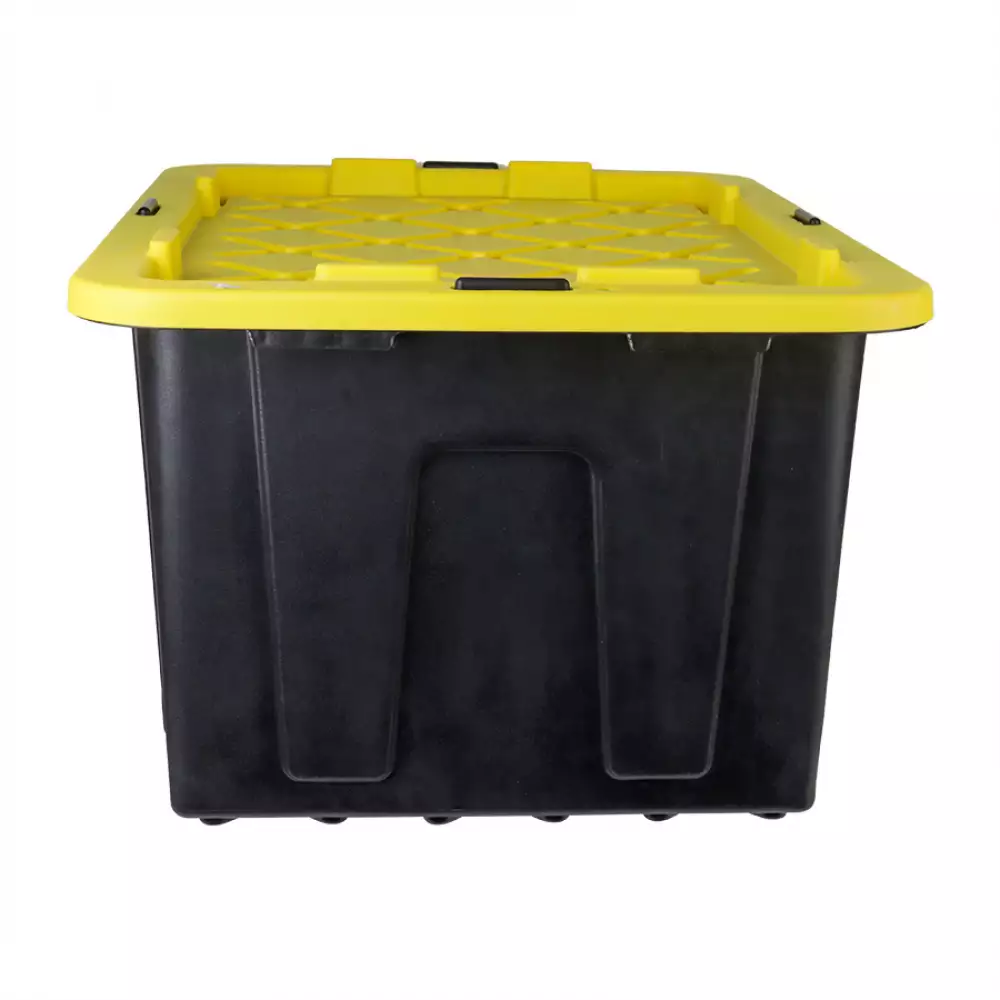 Caja Heavy Duty 77X51X36Cm Negro 100 Lt Plastico Tg59