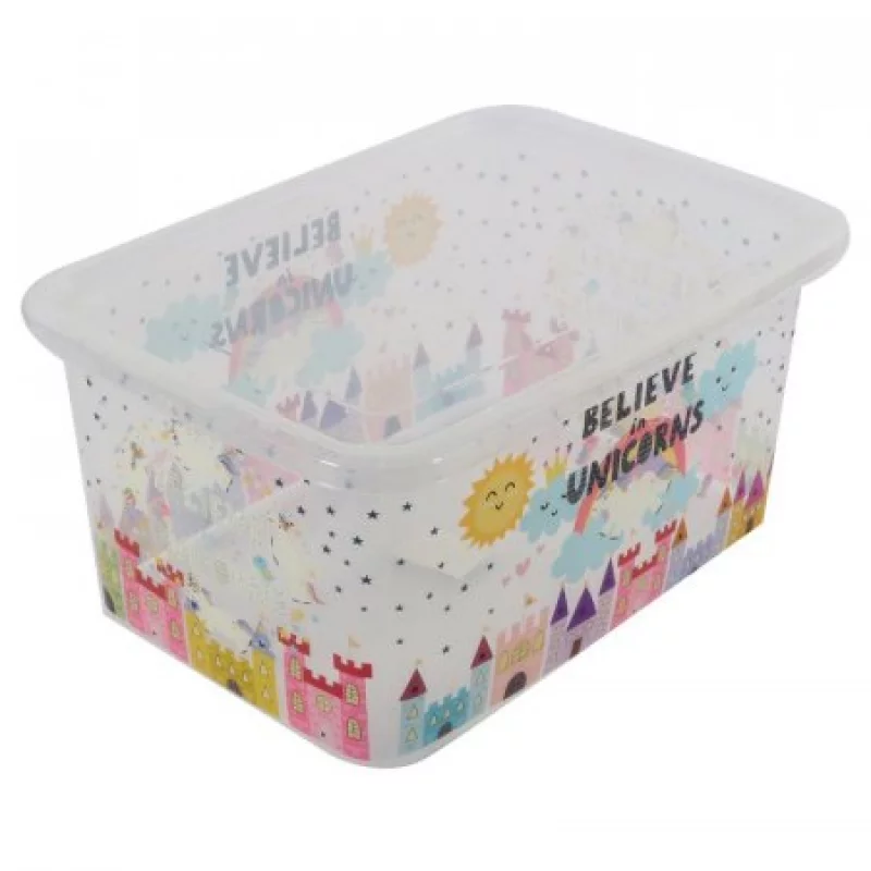 Caja Organizadora Great Plastic 4375 Unicornios 26 Lt
