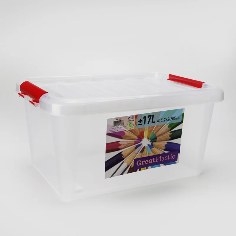 Caja Organizadora Great Plastic Asas Colores Surtidos 17 Lt 1337