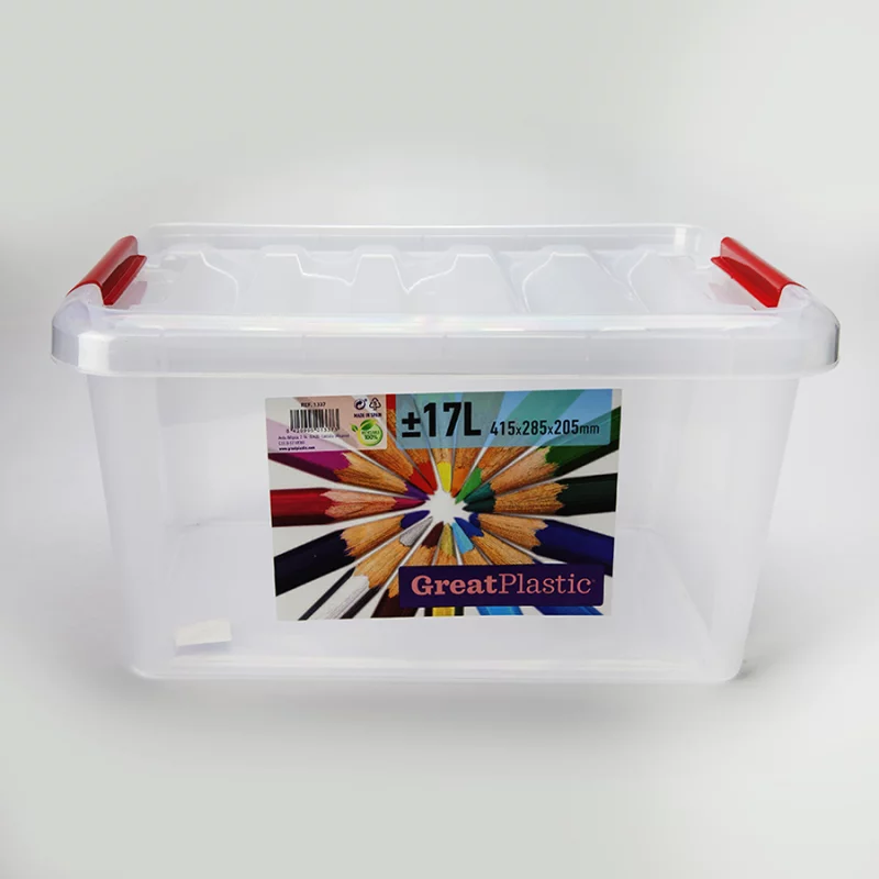 Caja Organizadora Great Plastic Asas Colores Surtidos 17 Lt 1337