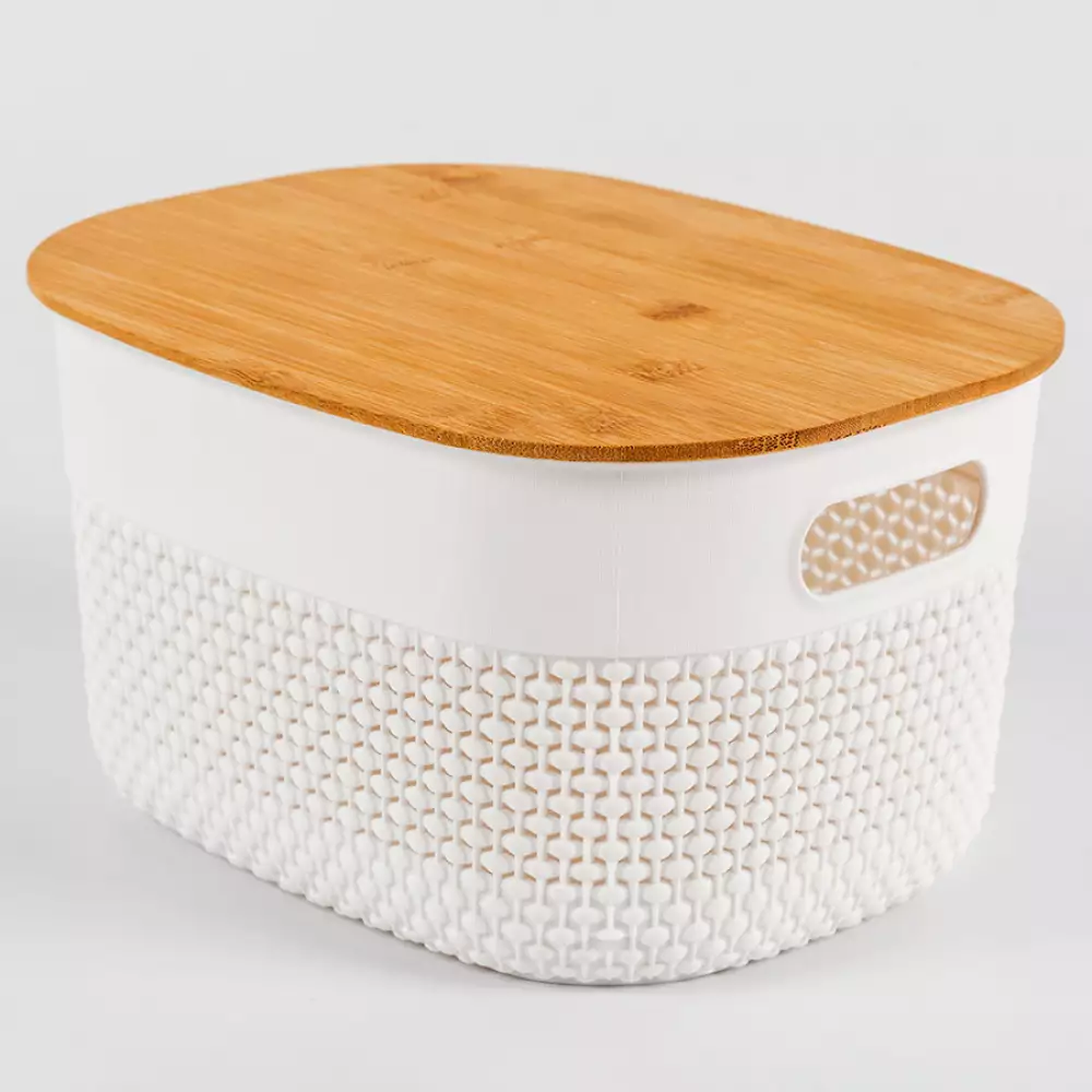 Caja organizadora tapa bambu peq 754173
