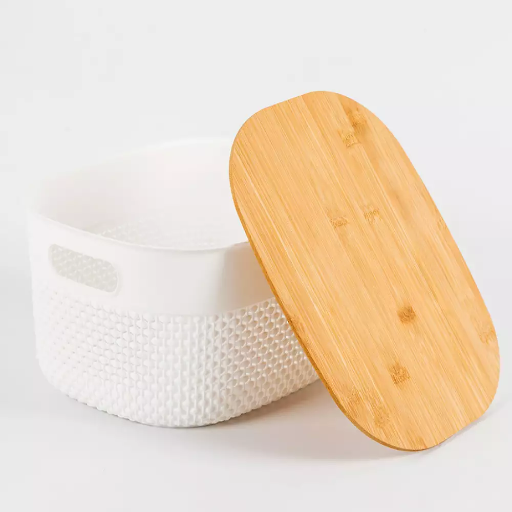 Caja organizadora tapa bambu peq 754173