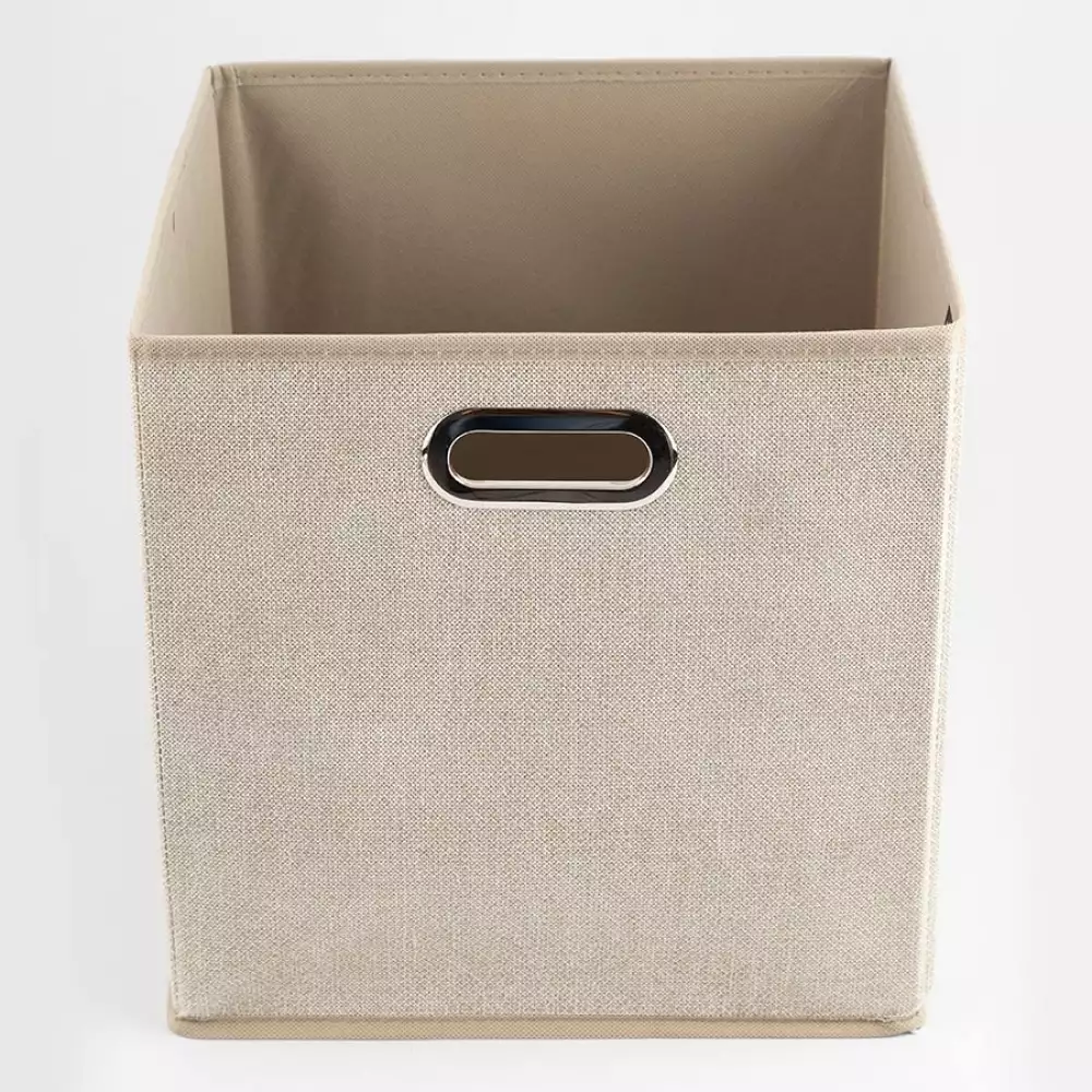 Caja Plegable de Tela 5Five Beige