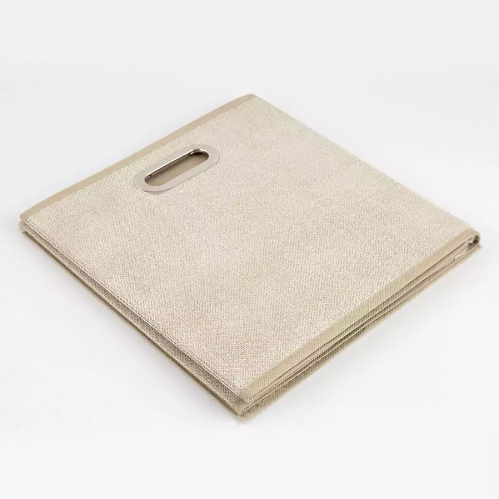 Caja Plegable de Tela 5Five Beige