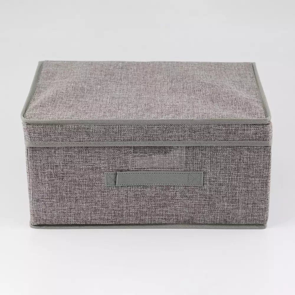 Caja Plegable Ultra Clean 34X3X40Cm Gris Tela 101001740