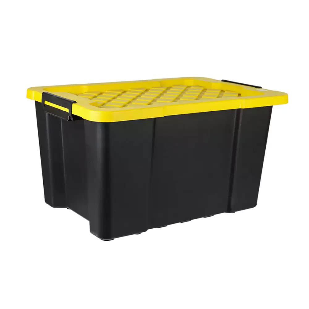 Caja Tengone 63X43X34Cm Negro 60 Lt Plastico Tg59804