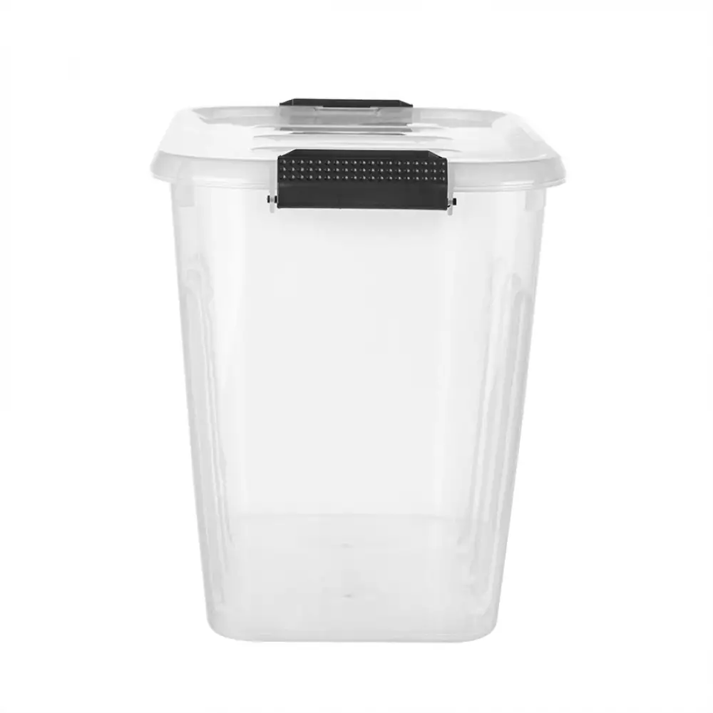 Caja Tengone Manija 43X25X31Cm Translucido 22 Lt Plastico Tg5