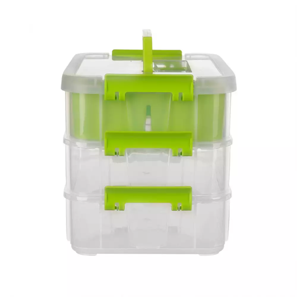 Caja Tengone Set 3 27X18X19Cm Translucido 6 Lt Plastico Tg517