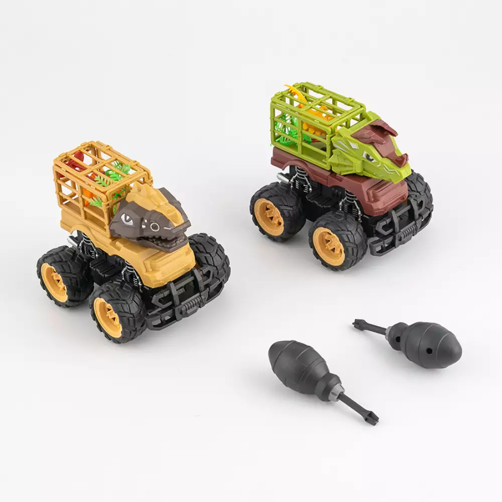 Camion Maypa Dinosaurio 30X12Cm 2 Pz