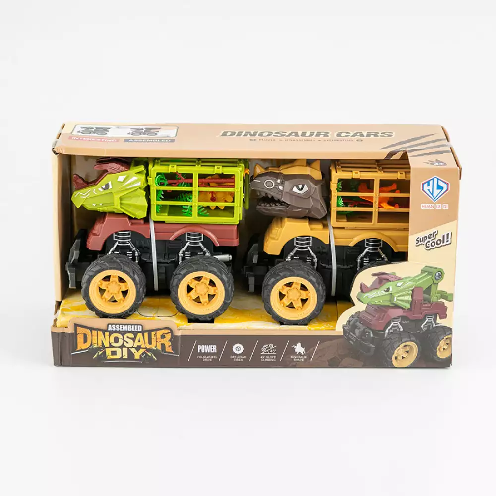 Camion Maypa Dinosaurio 30X12Cm 2 Pz
