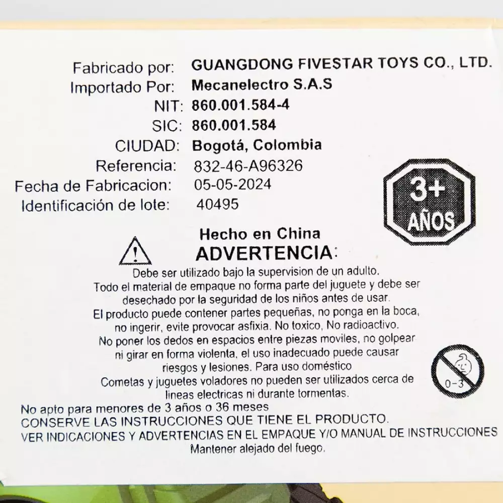 Camion Maypa Dinosaurio 30X12Cm 2 Pz