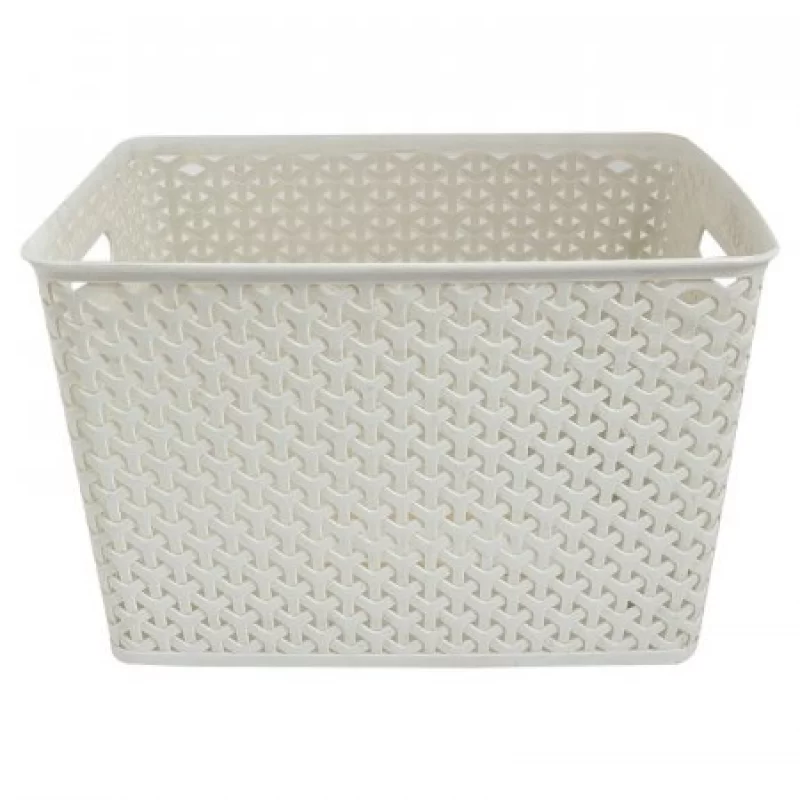 Canasta Curver 196861 Rattan 35X22X29 Crema