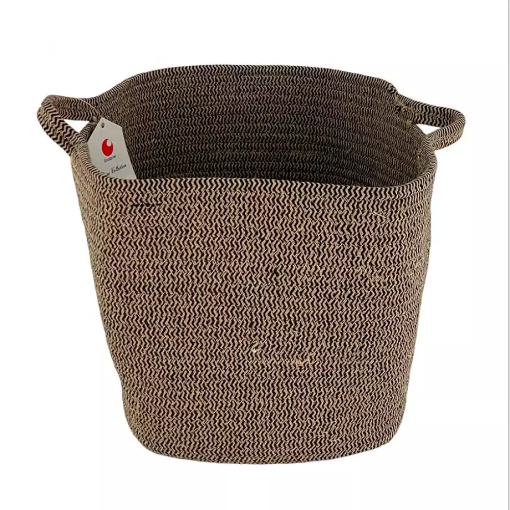 Canasta Decorativa Concepts Sweet Mocca 30X28X30Cm Marron Polie