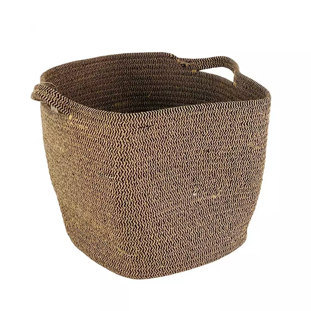 Canasta Decorativa Concepts Sweet Mocca 30X28X30Cm Marron Polie