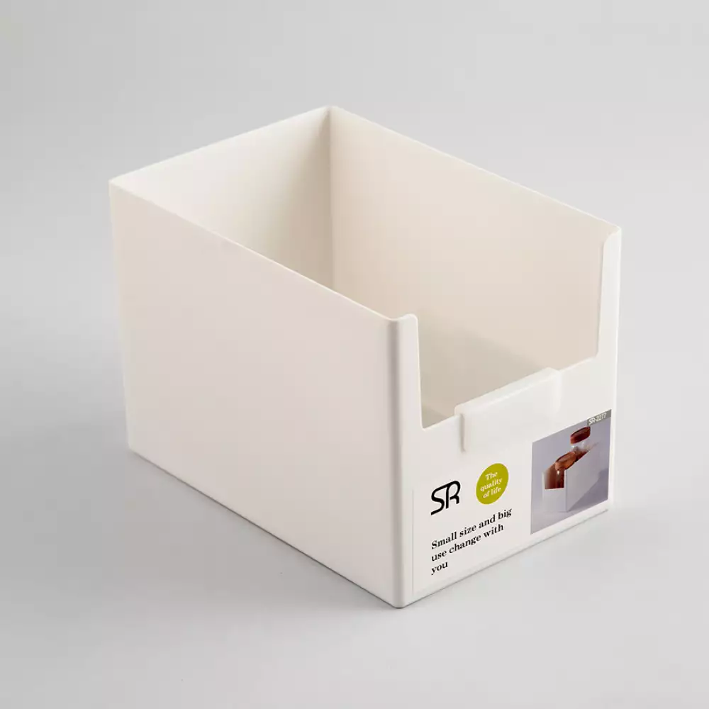 Canasta Haixing 21X14X14Cm Blanco Plastico Hxp00044