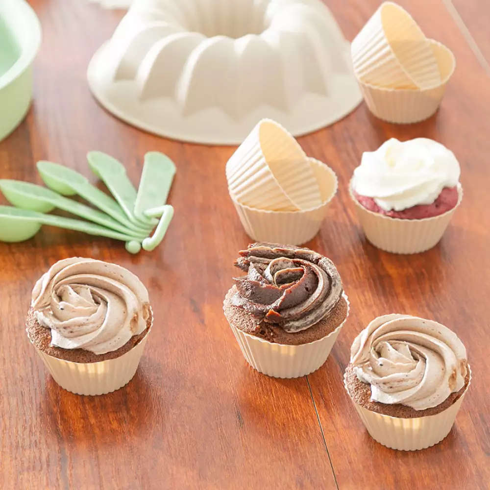 Capacillos Expressions 7.Cm Beige 8 Ud Silicona K D600Eb1