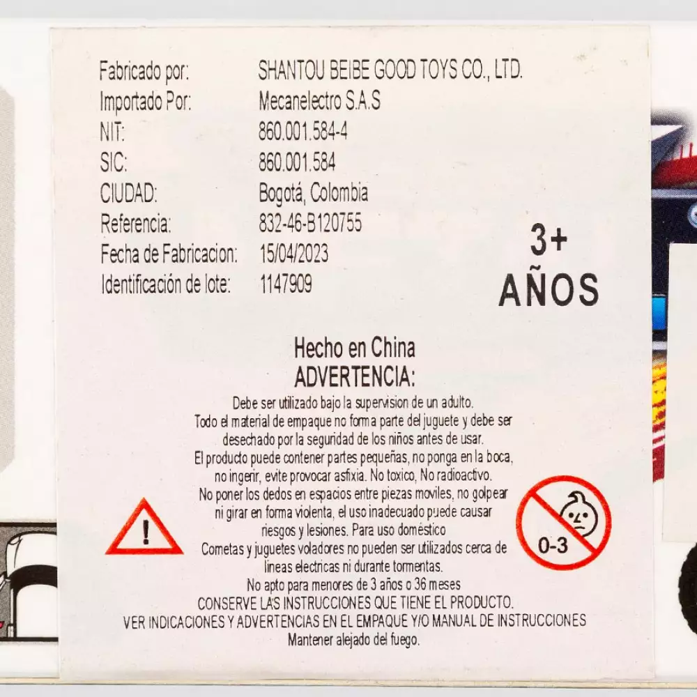 Carro C/Luz/Musica Surtido 832-46-B120755