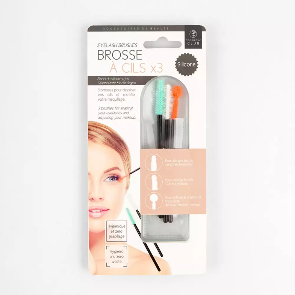 Cepillos Para Pestañas Cosmetic Club Setx3
