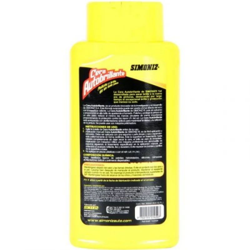 Cera Liquida Brillante 500Ml Simoniz Amarillo