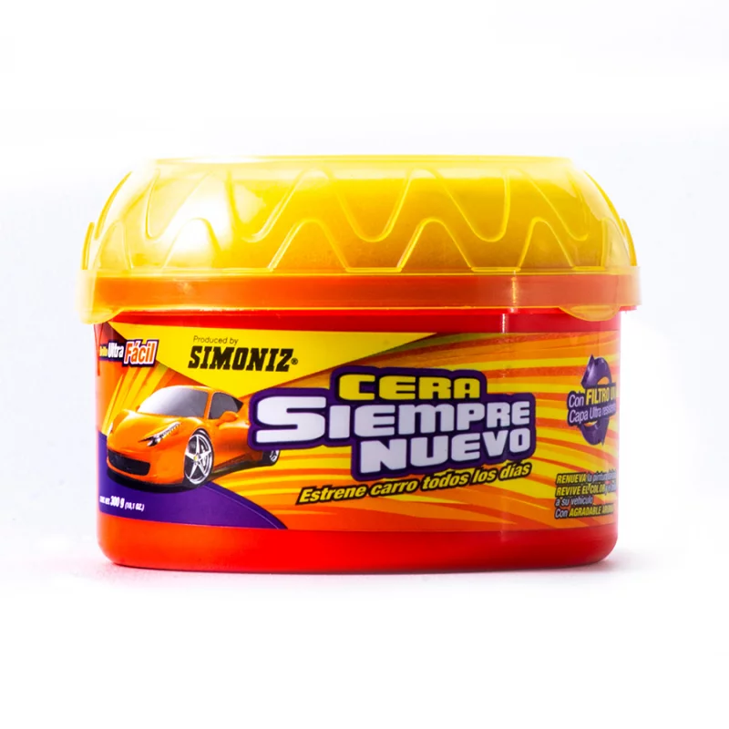 Cera Simoniz 300 Gramos Naranja Con Amarillo