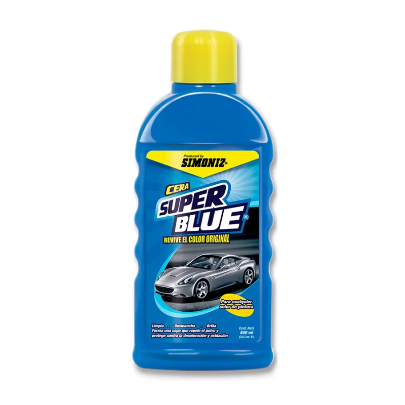 Cera Superblue 600Ml Simoniz 103318 Azul Con Amarillo