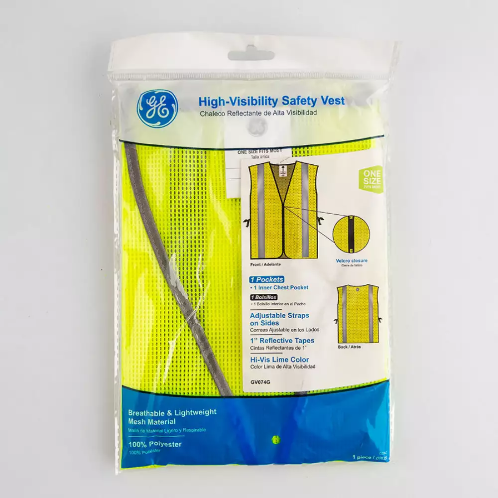 Chaleco Ge Reflectivo Verde Unica Gv074G