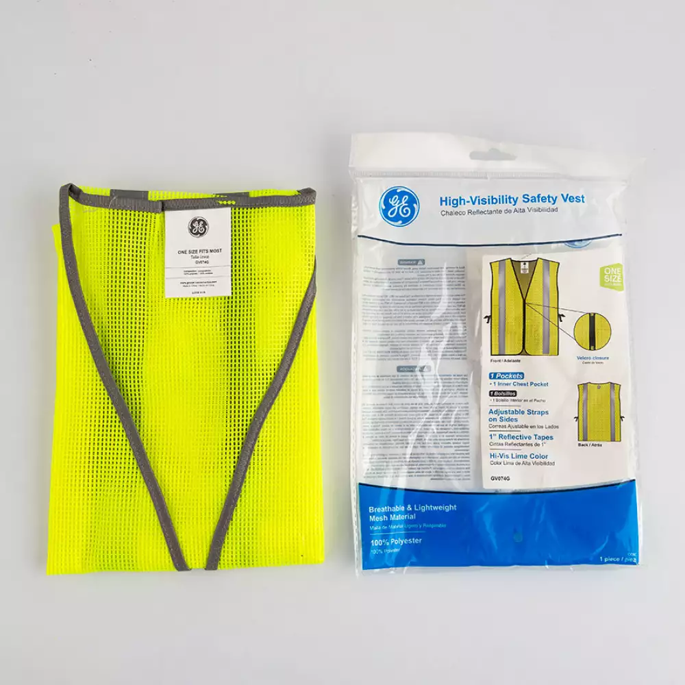 Chaleco Ge Reflectivo Verde Unica Gv074G