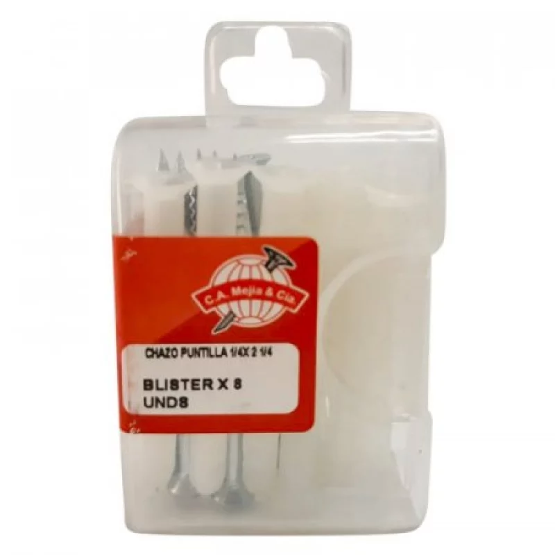 Chazo Ca Mejía 5261P14B03 Puntilla Zincado 1/4