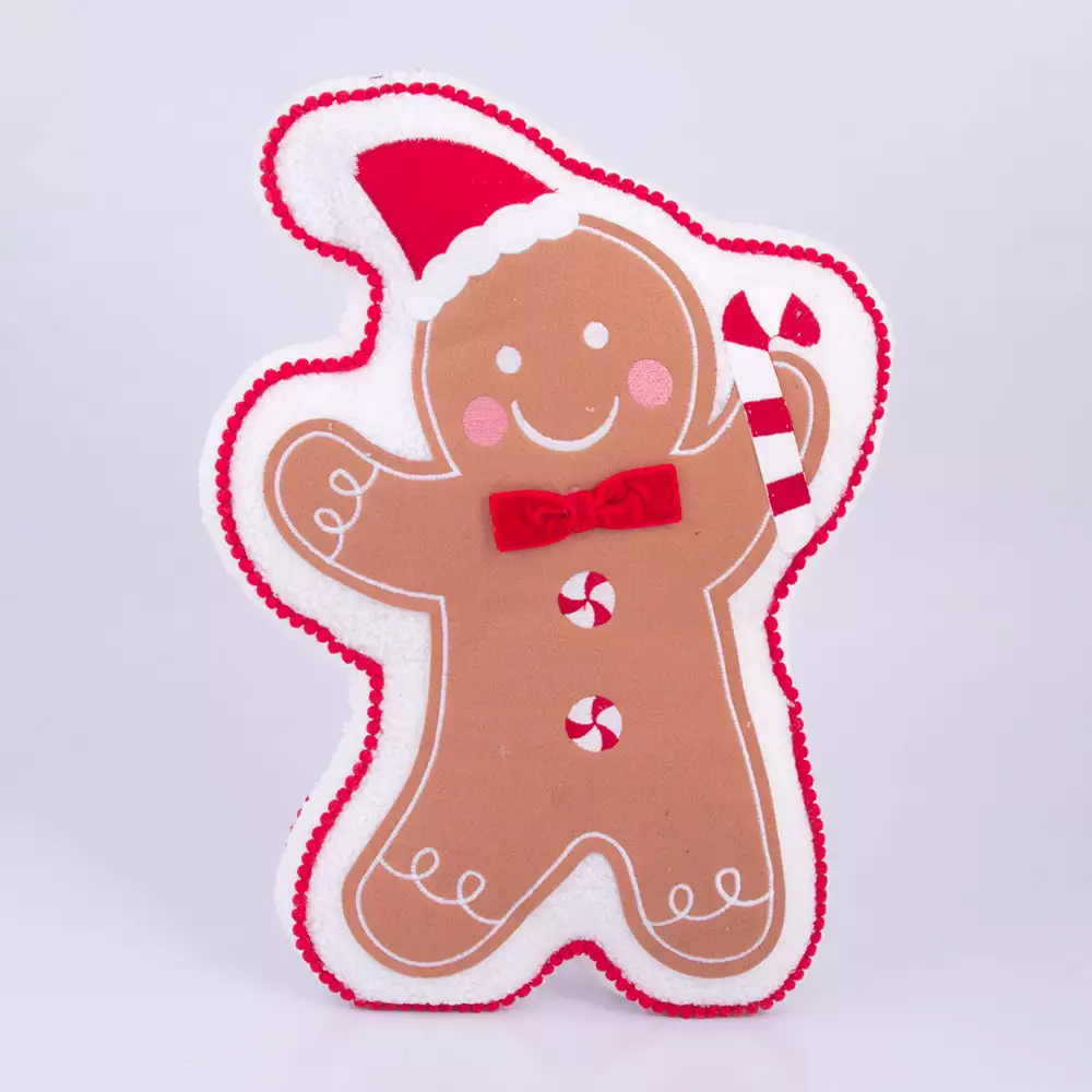 Cojin Miro Christmas Silueta Galleta 1X43Cm Natural Poliester 8