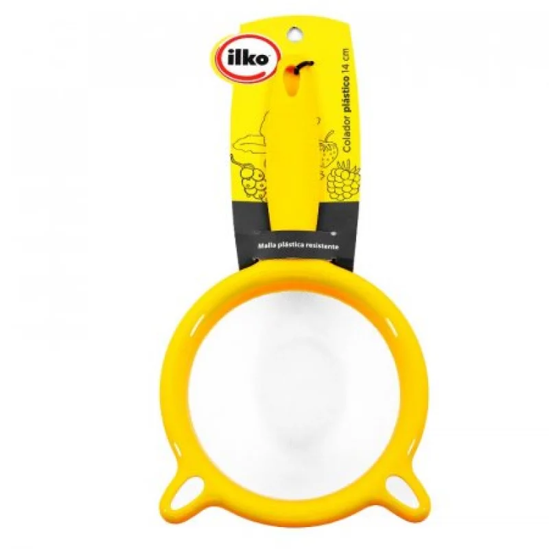 Colador Ilko 1528502 14Cm Plástico Amarillo