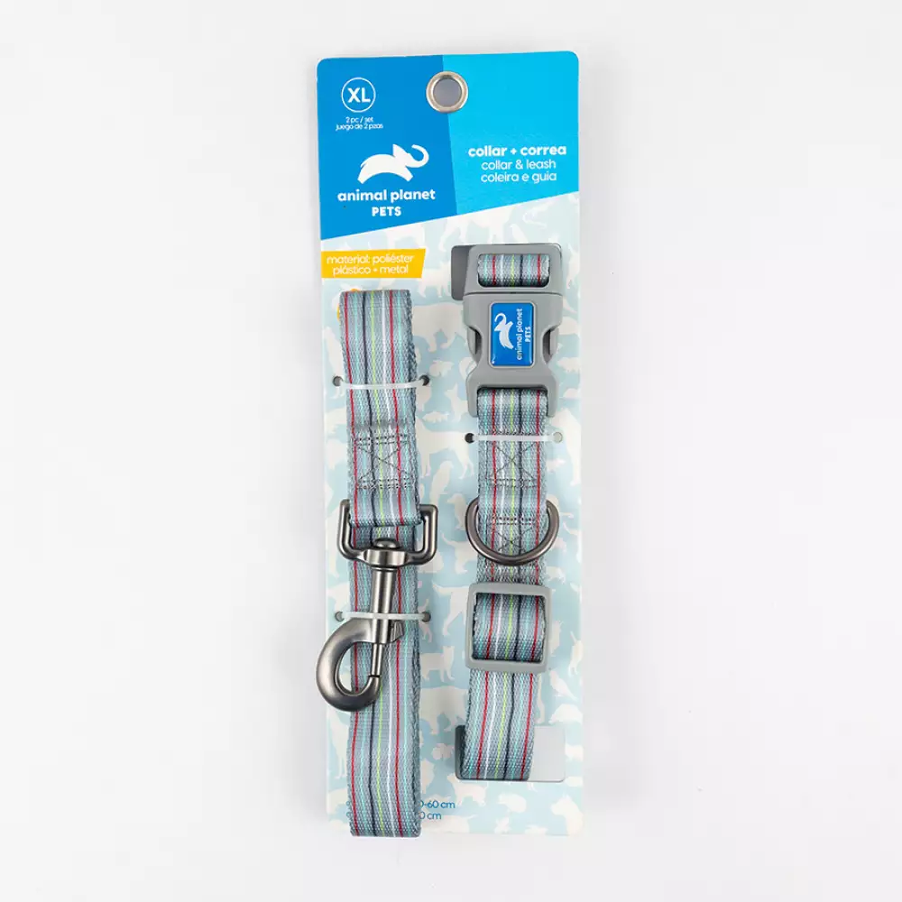 Collar + Correa Animal Planet Surtido Xl 1X20-24 -59