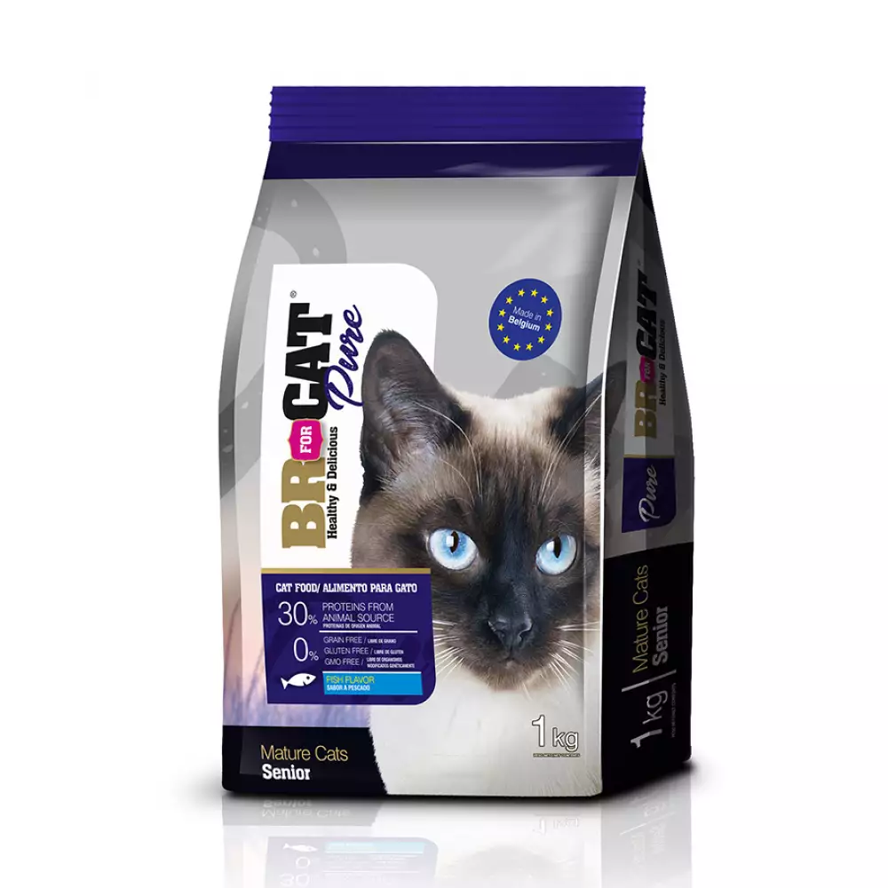 Concentrado gato br for cat pure Senior 1 kg 30010