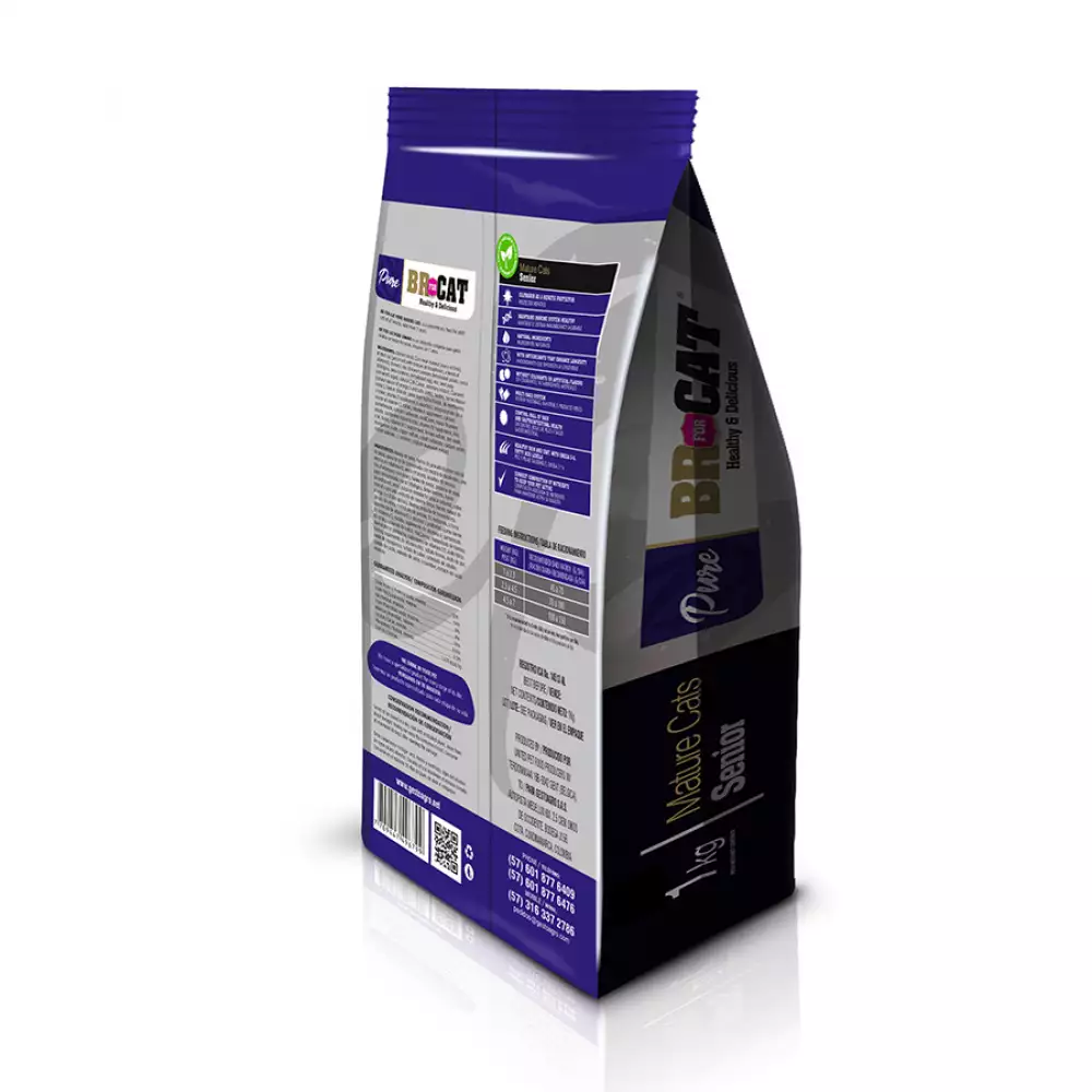 Concentrado gato br for cat pure Senior 1 kg 30010