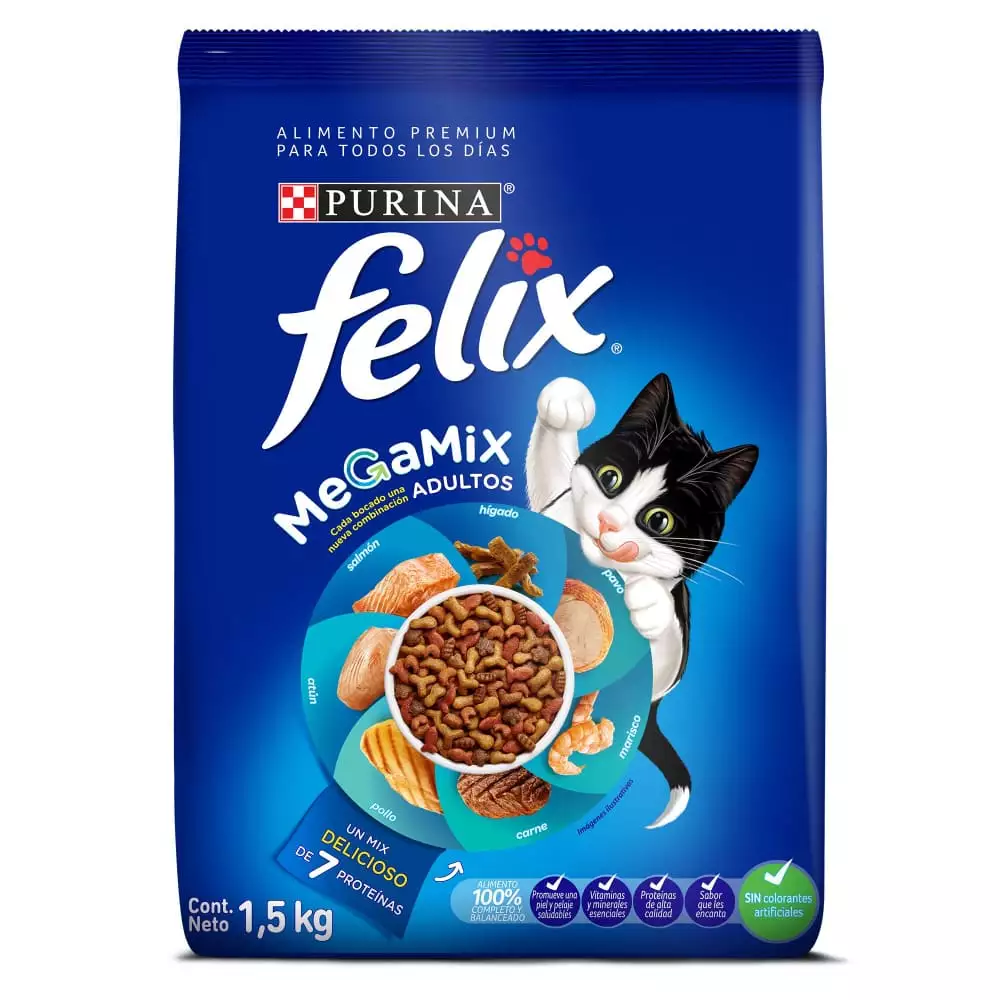 Concentrado Gato Felix 1.5 Kg Megamix 12465298