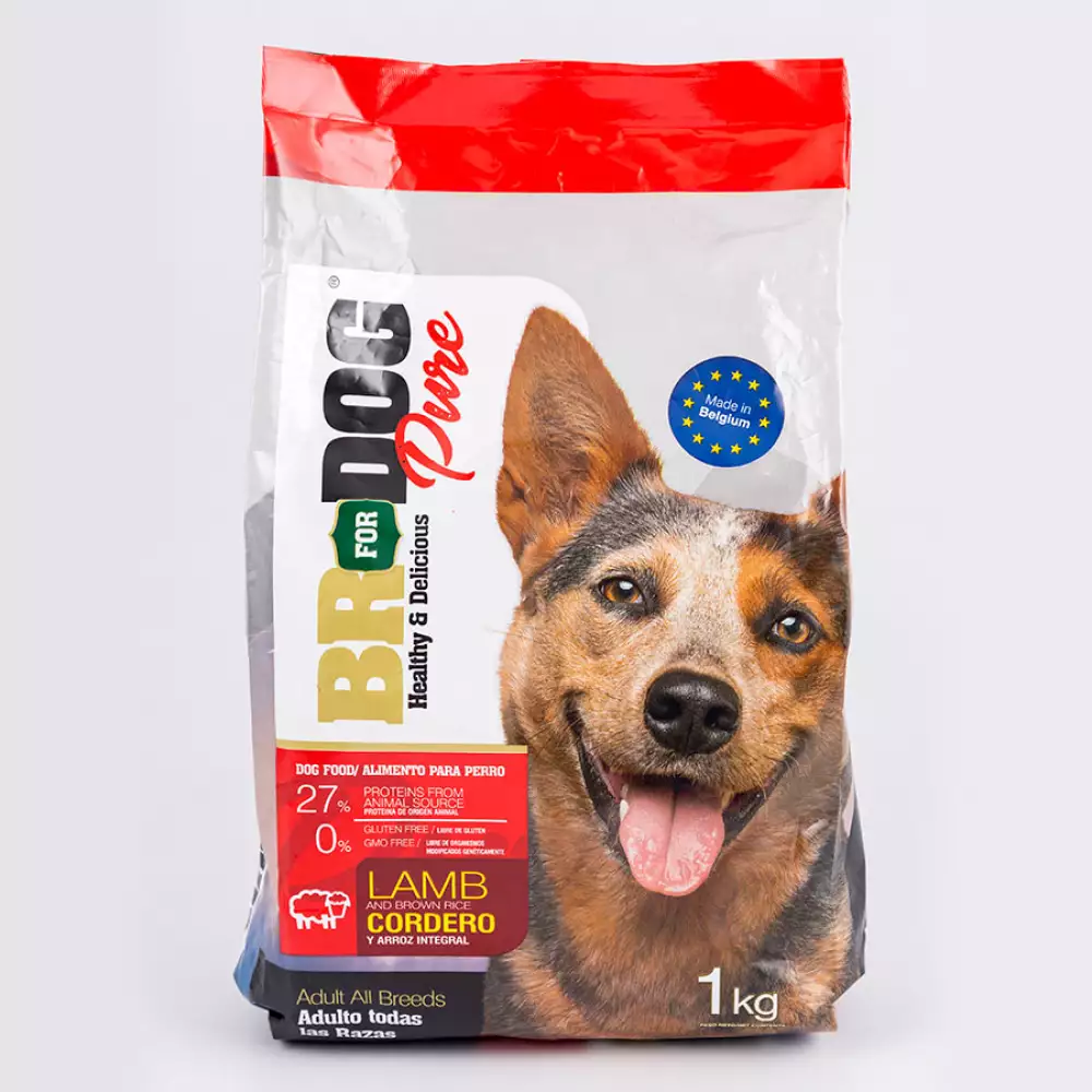 Concentrado Perro Br For Dog Pure Adulto Cordero 1 Kg 300200012