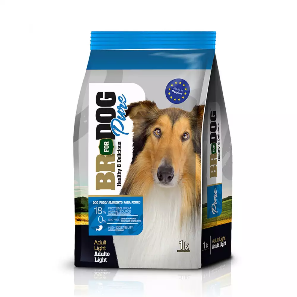 Concentrado perro br for dog pure adulto Light 1 kg
