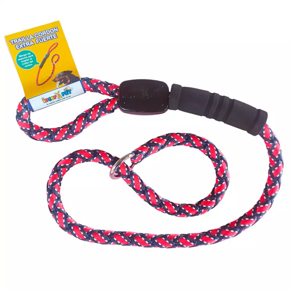 Correa Perro Interpet Pc0066 16Mmx120 Cm Cordon Ahogo Surtida