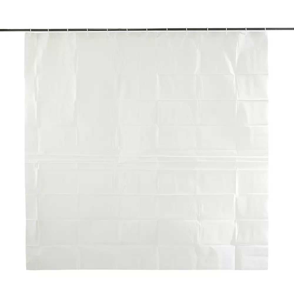 Cortina Bano Expressions 180X180Cm Blanco Polietileno Ge11B00004