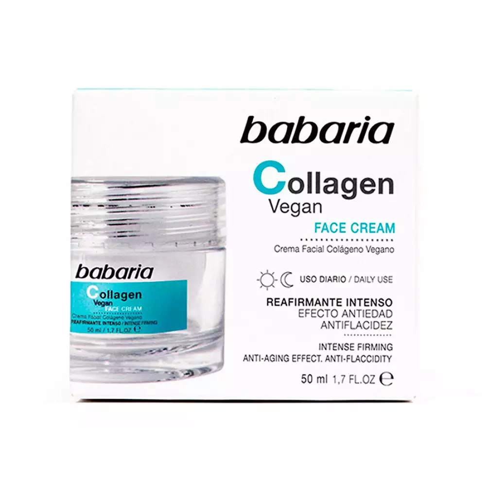 Crema Facial Babaria 32021 Colageno  50 Ml  Verde