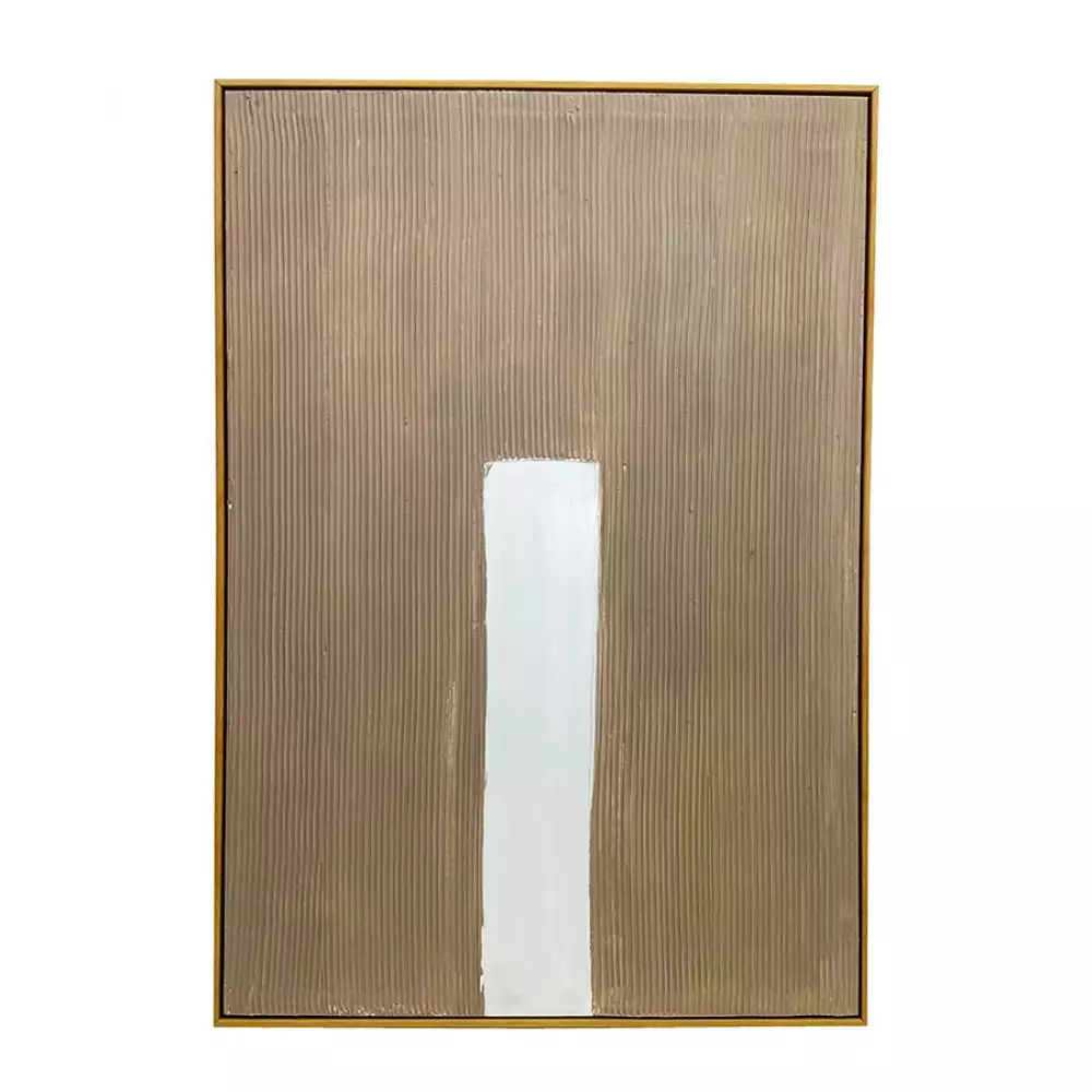 Cuadro Abstracto Concepts Sweet Mocca 3X100Cm Poliester 449-3381