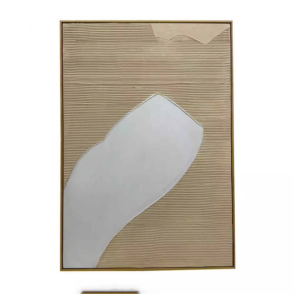 Cuadro Abstracto Concepts Sweet Mocca 3X100Cm Poliester 449-3381 2