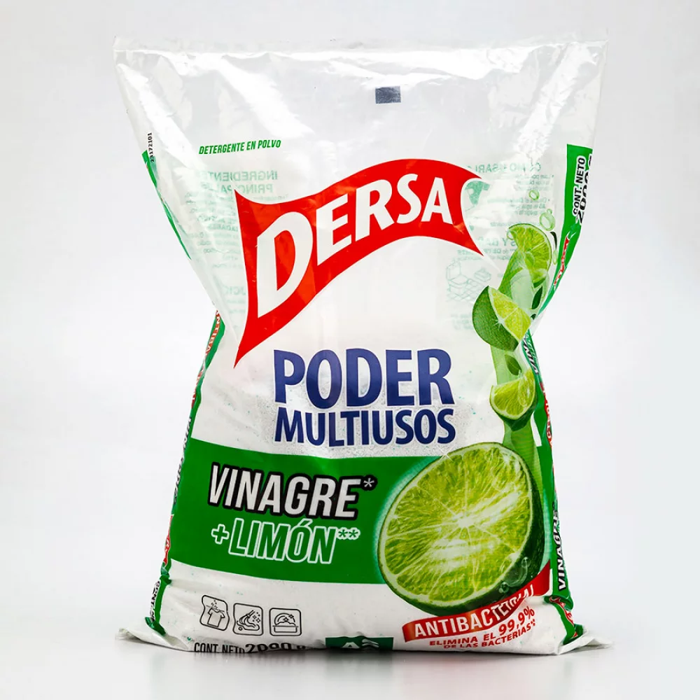 Detergente As Polvo Vinagre + Limon Antibacterial 2 Kg 5920