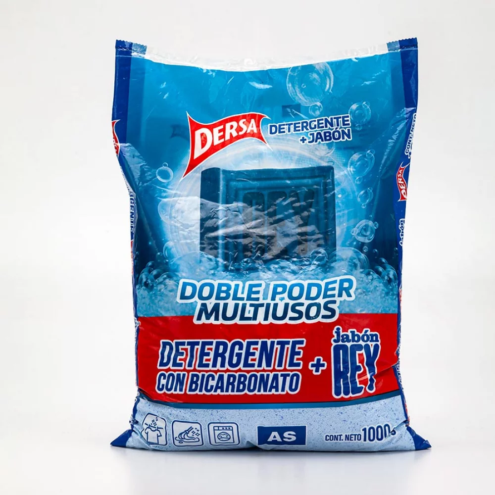 Detergente Polvo As As + Jabon Rey 1 Kg 42 .01 Lb Doble Poder D