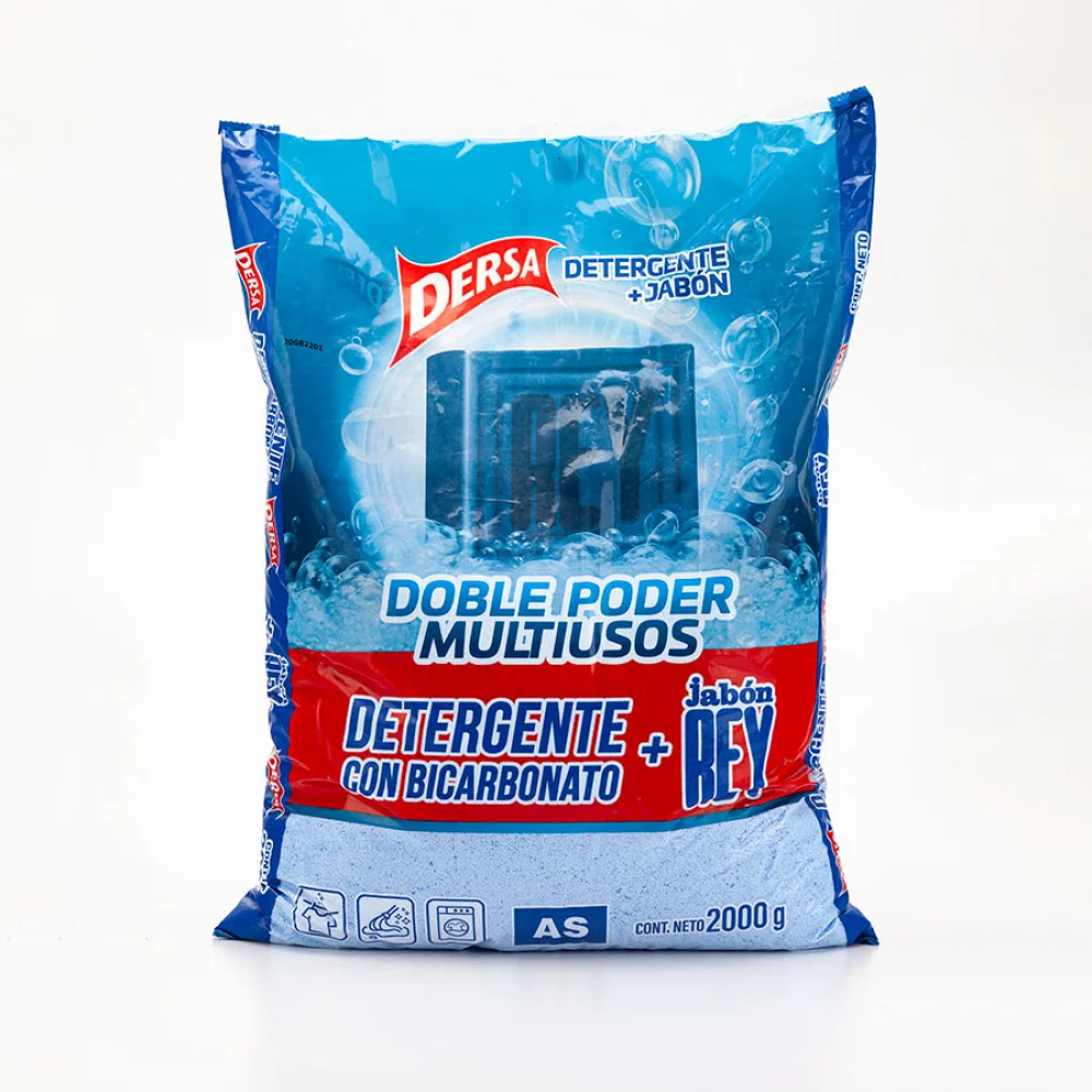 Detergente Polvo As As + Jabon Rey 2 Kg 42 .01 Lb Doble Poder D
