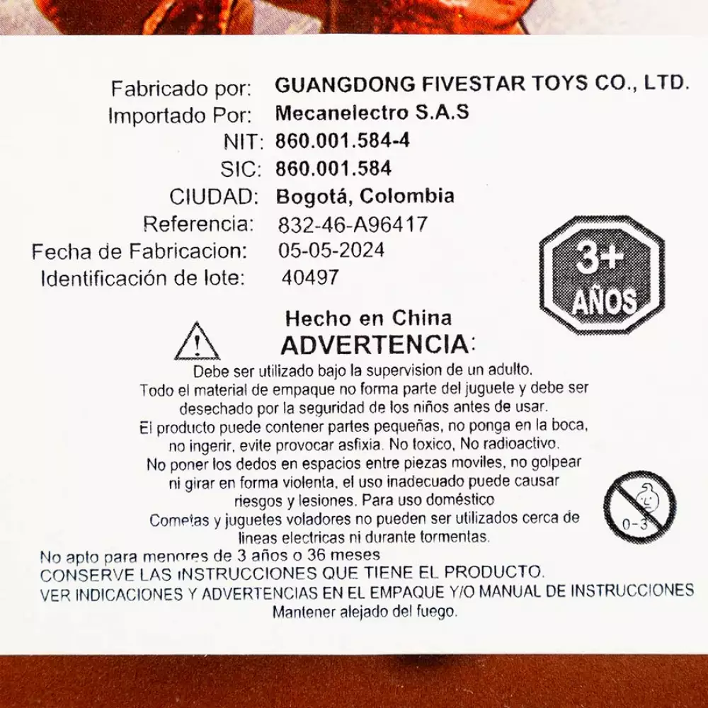 Dinosaurio Maypa Mini 43X11Cm 3 Ud