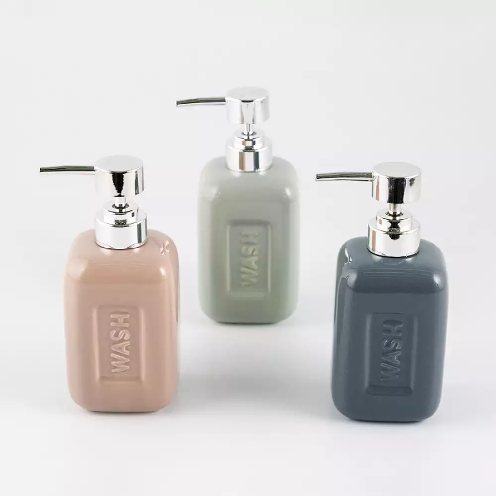 Dispensador Jabon Sin Marca   6X16X7Cm Surtido Ceramica