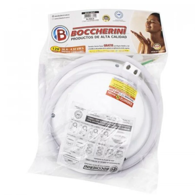 Ducha Eléctrica Boccherini Blanco.